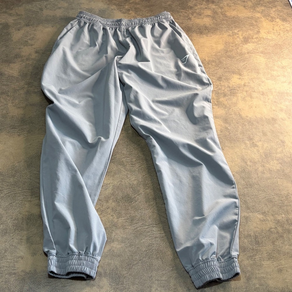 Gymshark Arrival Woven Jogger Pants Mens Medium Grey B1A1D Activewear